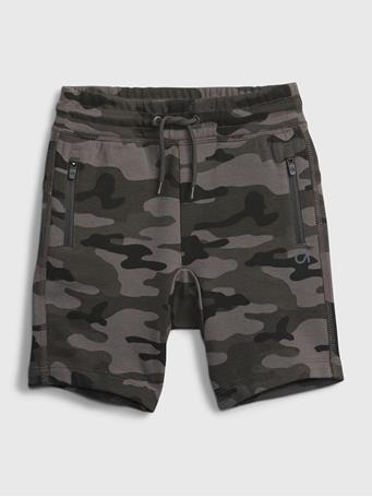 GAP - Toddler Fit Tech Pull-On Shorts BLACK CAMO