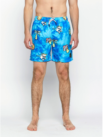 MAUI AND SONS - Happy Pool Shorts BLUE