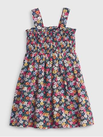 GAP - Toddler Strappy Smocked Floral Dress MULTI FLORAL