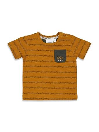 FEETJE - Hey Tiger Stripe T-Shirt CAMEL