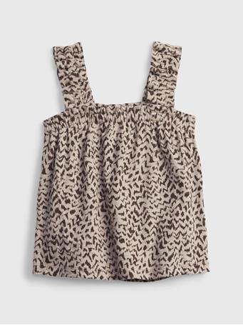 GAP - Toddler Ruched Tank Top SIMPLY TAUPE