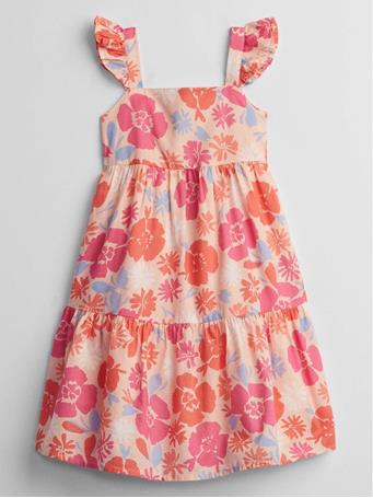 GAP - Toddler Flutter Midi Dress PINK FLORAL