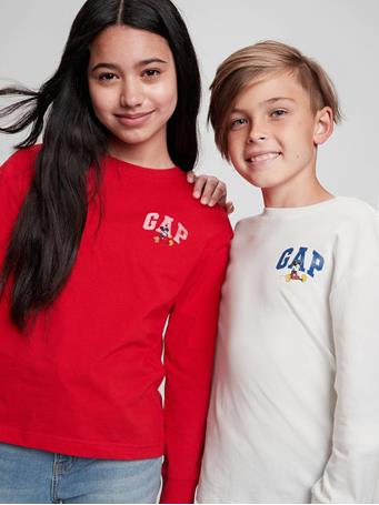 GAP - Kids 100% Organic Cotton Graphic T-Shirt NEW OFF WHITE