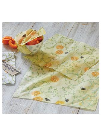 TAG - Beeswax Cotton Wrap Set of 3 YELLOW