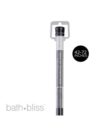BATH BLISS - Tension Shower Rod BLACK