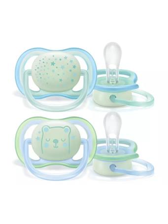 PHILIPS AVENT - Ultra Air Night Soother with Glow-in-the-Dark Button NO COLOR