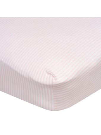 GERBER - Girls Stripes Fitted Crib Sheet NO COLOR