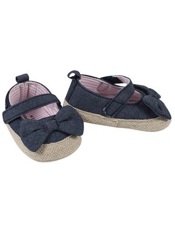 GERBER - Baby Girls Navy Chambray Shoes BLUE