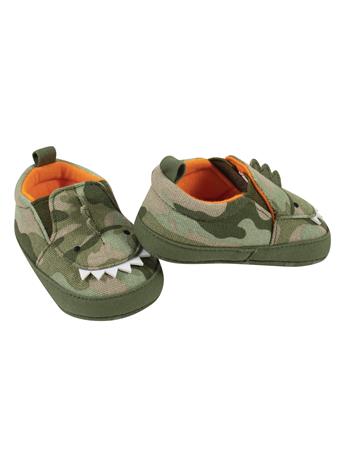GERBER - Baby Boys Camo Dinosaur Shoes NO COLOR
