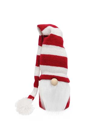 MERAVIC - Gnome 6IN Red and White Long Stripe Hat RED