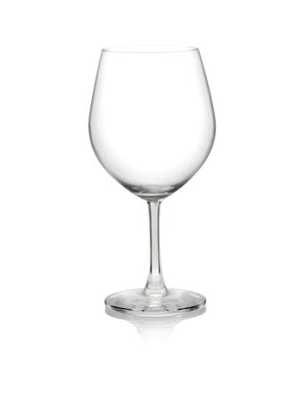 PURE & SIMPLE - Set of 4 Crystal Serve Burgundy Wine Glasses 23OZ NO COLOR