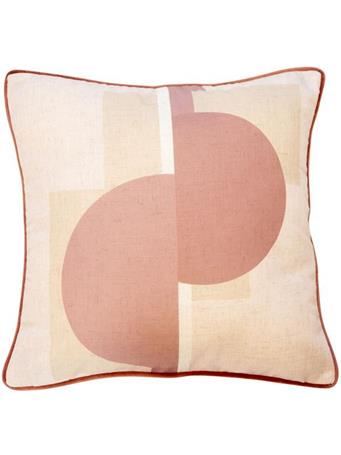 MALINI - Broken Circle Decorative Pillow PINK