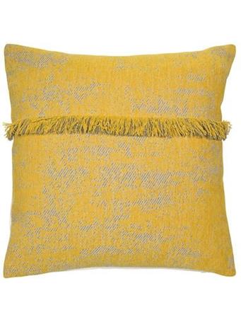 MALINI - Frangia Decorative Pillow MUSTARD