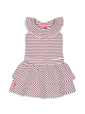 JUBEL - Stripe Dress WINE