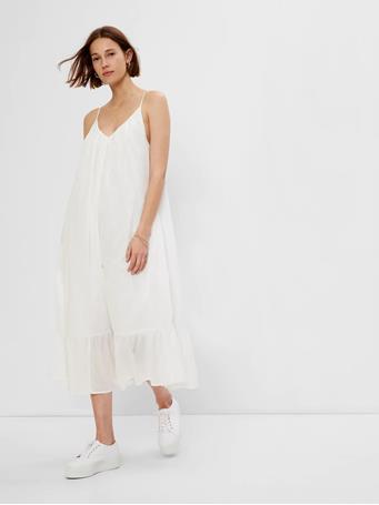 GAP - Tiered Hem Maxi Dress NEW OFF WHITE