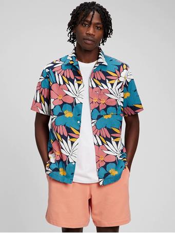 GAP - Vacay Shirt in Linen-Cotton MULTI FLORAL