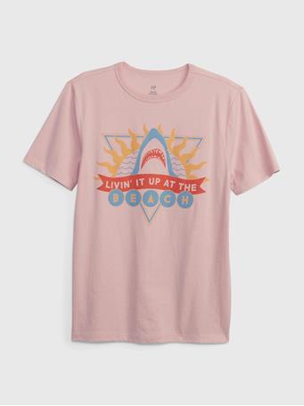 GAP - Kids 100% Organic Cotton Graphic T-Shirt PINK STANDARD