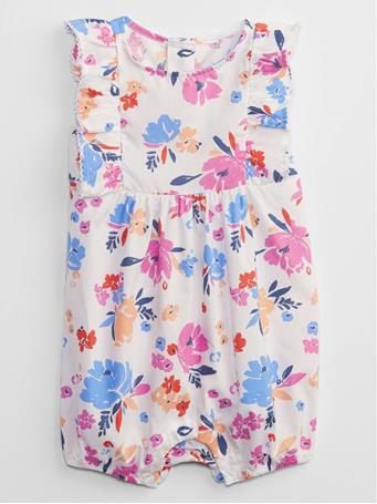 GAP - Baby Print Shorty One-Piece TROPICAL FLORAL