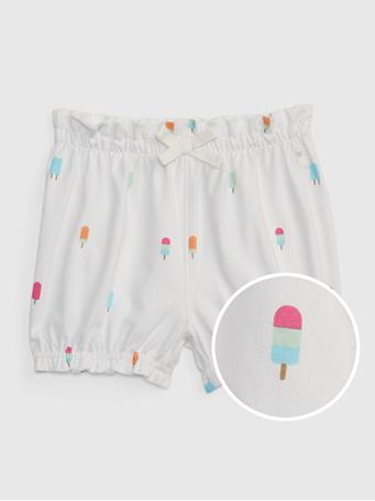 GAP - Baby 100% Organic Cotton Mix and Match Pull-On Shorts NEW OFF WHITE