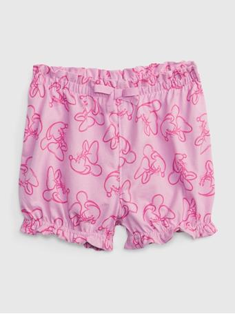 GAP - babyGap | Disney 100% Organic Cotton Minnie Mouse Pull-On Shorts SUGAR PINK