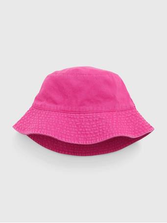 GAP - Kids 100% Organic Cotton Bucket Hat PHOEBE PINK