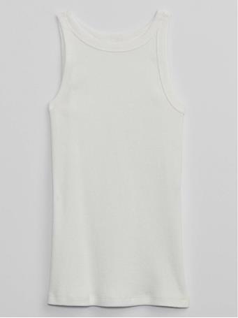 GAP - Kids Ribbed Tank Top NEW OFF WHITE