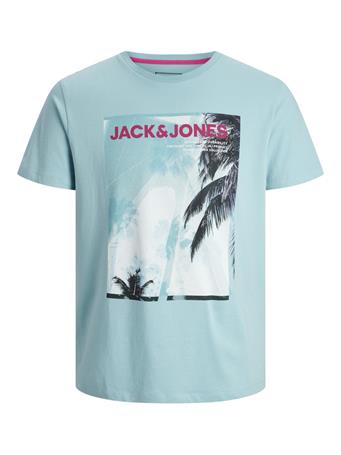 JACK & JONES - Minimalist Logo Print T-Shirt MARINE BLUE