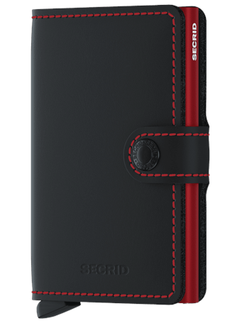 SECRID - Miniwallet  BLACK RED