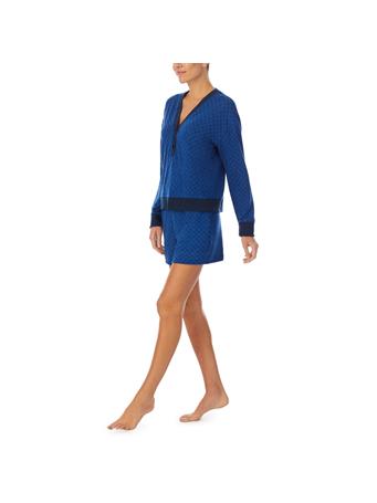 DKNY - Long Sleeve Boxer Pyjama Set BLUE 451