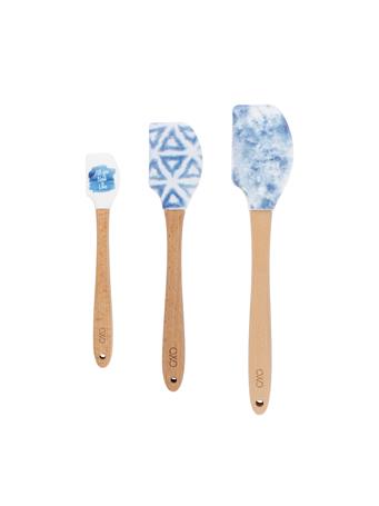 COOKING WITH COLOR - 3 Piece Spatula Set SPRING BLUE