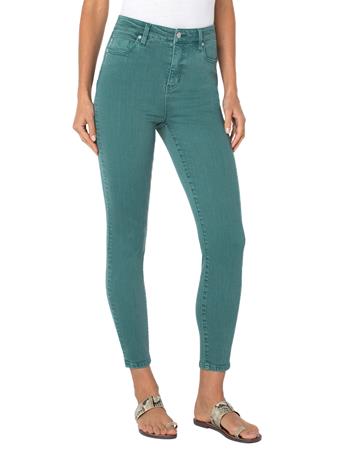 LIVERPOOL JEANS - Abby Hi-Rise Ankle Skinny SHALE GREEN