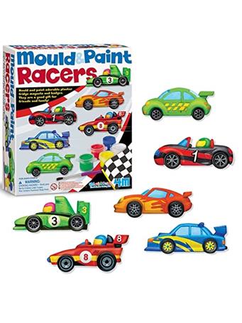 GREAT GIZMOS - Mould and Paint Racers NO COLOR