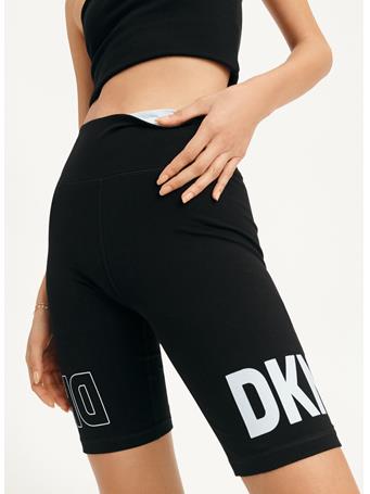 DKNY - Flip Logo Bike Shorts FIERY PINK