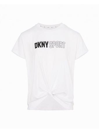DKNY - Boxy Knot Tee WHITE