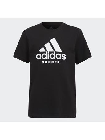 ADIDAS - Soccer Logo Tee BLACK WHITE