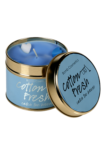 BOMB COSMETICS - Cotton Fresh Tinned Candle No Color
