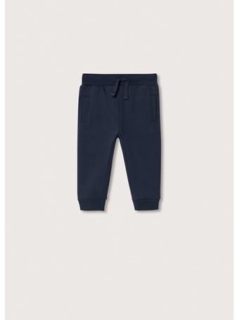 MANGO - Cotton Jogger-style Trousers 56NAVY