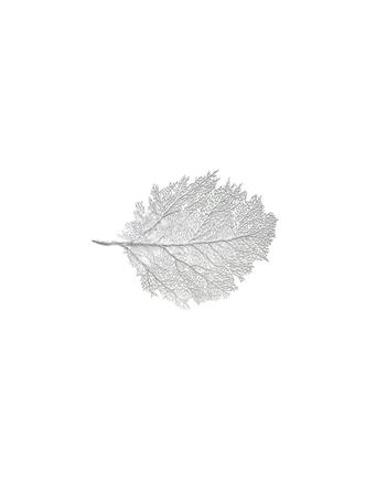 HARMAN - Large Metallic Leaf Placemat SILVER