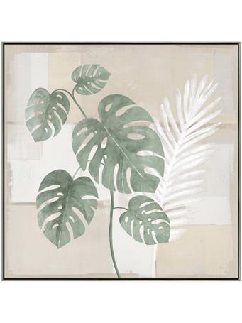 FREE CLOUD - Wall Art Palm Leaves GREEN