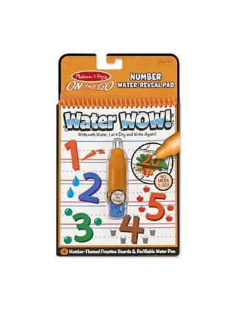 MELISSA & DOUG - Water Wow! Numbers - On the Go Travel Activity NO COLOR