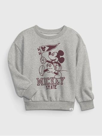 GAP - babyGap Disney Mickey Mouse Sweatshirt HTHR GREY