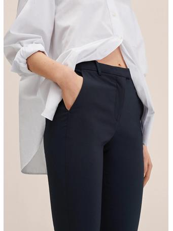 MANGO - Crop Skinny Pants NAVY