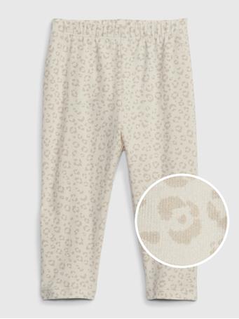 GAP - Baby Organic Cotton Mix and Match Printed Leggings SNOW LEOPARD
