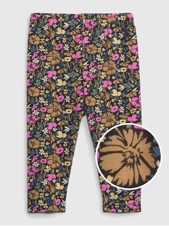 GAP - Baby Organic Cotton Mix and Match Printed Leggings AUG BROWN DITSY
