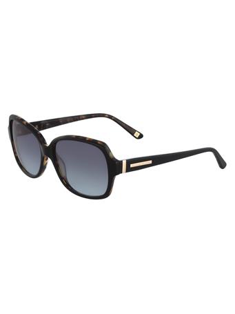 ANNE KLEIN - Wide Frame Sunglasses BLACK TORTOISE