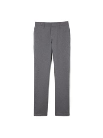 FRENCH TOAST - Adjustable Waist Straight Leg Dress Pants  GREY