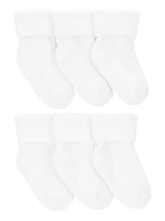 CARTER'S - 6-Pack Foldover Booties NO COLOR
