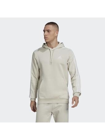 ADIDAS - Essentials Fleece 3-Stripes Hoodie WHITE