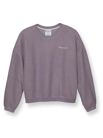 CHAMPION - Campus Corded Crew, Cropped SMOKED LILAC