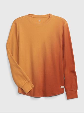 GAP - Kids Textured T-Shirt HONEY YELLOW